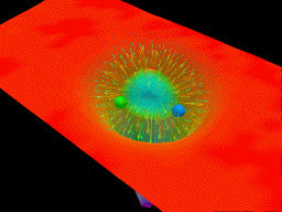 Three-quark flux-tube junction