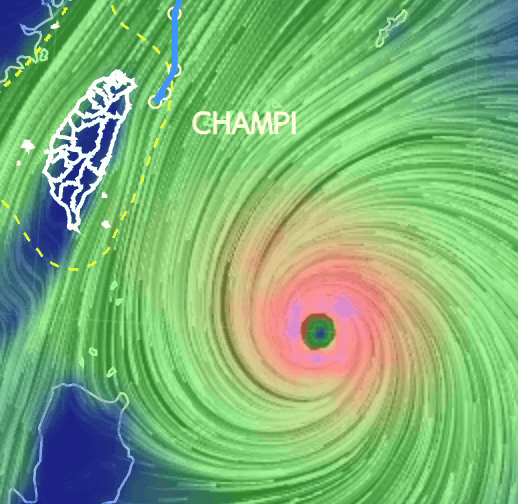Cyclone as a visual analogy for winding