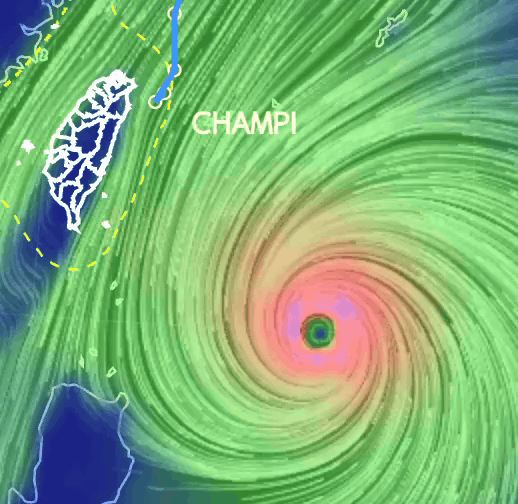 Cyclone animation as a familiar analogy for winding